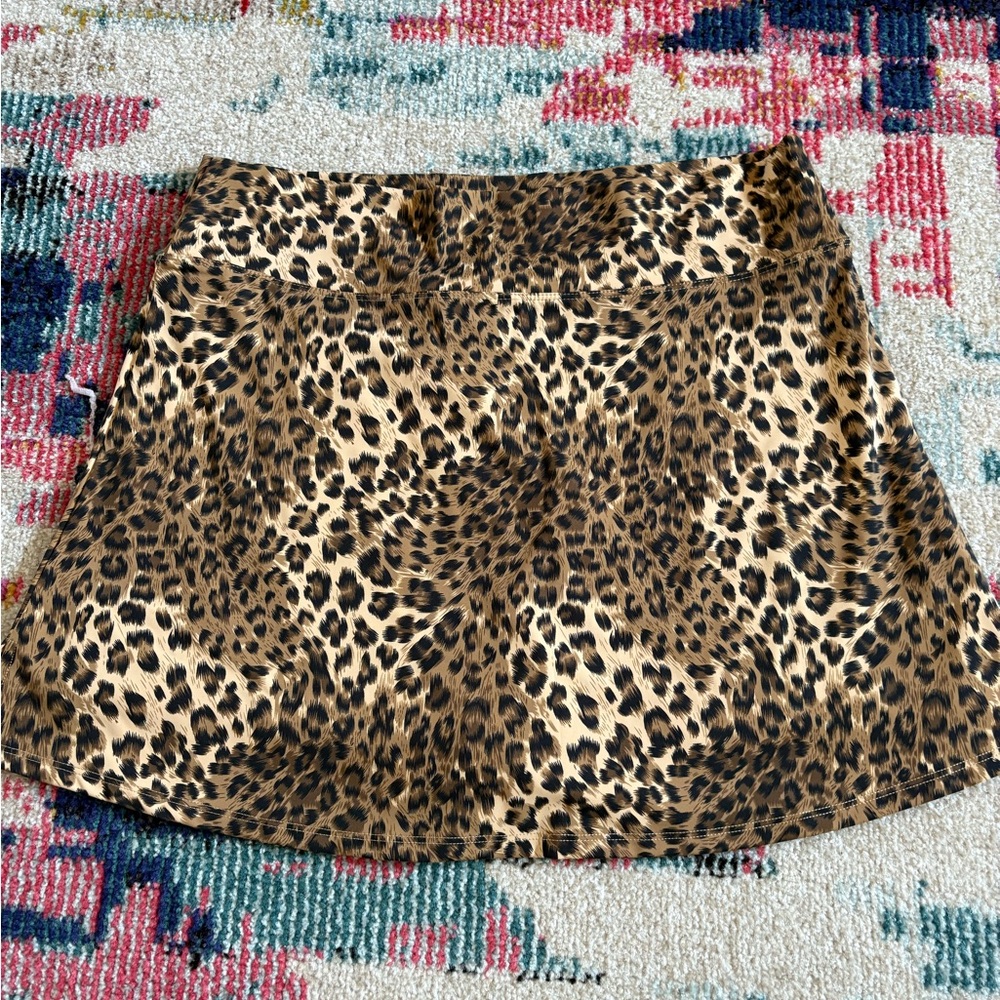 Leopard Print Women's Skort